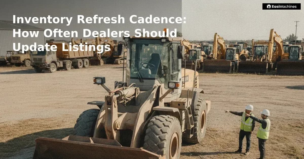 A listing that sits unchanged for weeks quietly signals to buyers that a dealer is not paying attention. Here is how to bu...