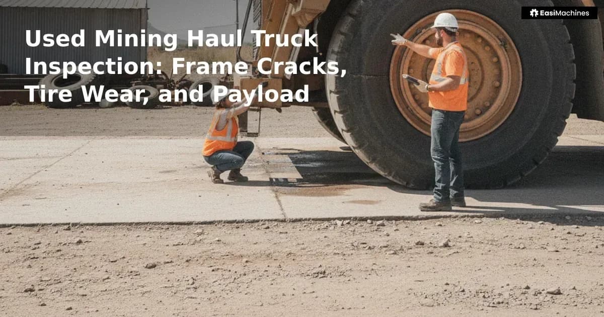 Engine hours tell you how long a mining haul truck ran. Payload history tells you what it was doing the whole time. Here i...