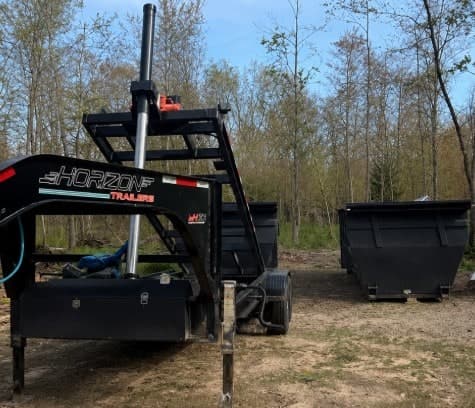 2025 Horizon 20-Foot HRD Gooseneck Roll-Off Trailer Bundle — photo 1