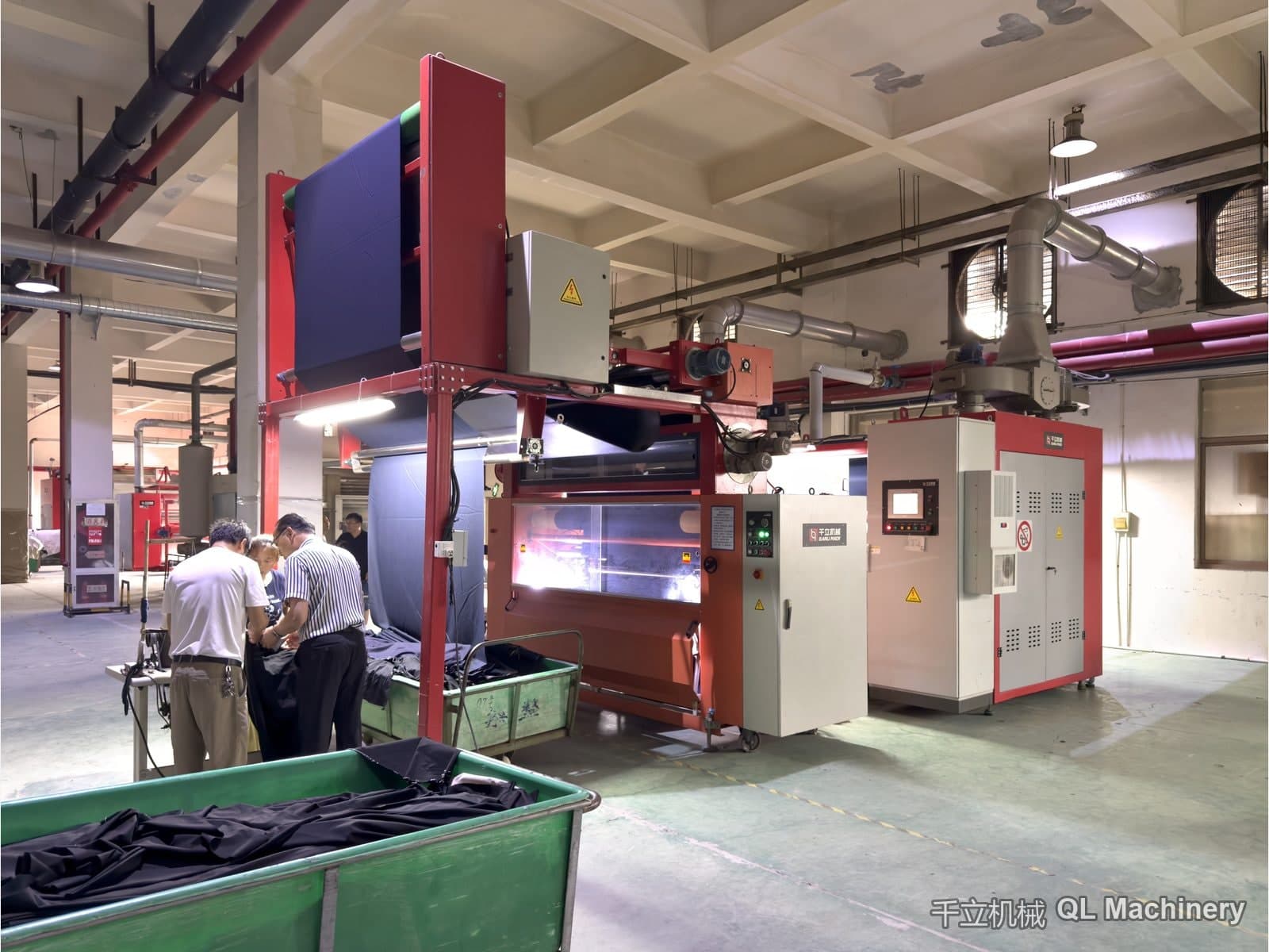 QL Machinery WPF-LXZN-P Continuous Pressure Decatizing Machine — photo 1