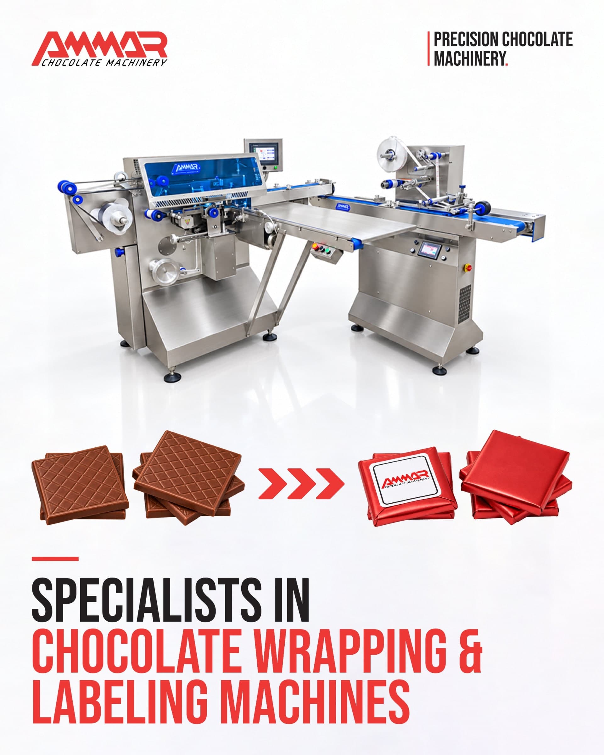 Ammar Chocolate wrapping machine Vertical Packaging Machines — New — photo 1